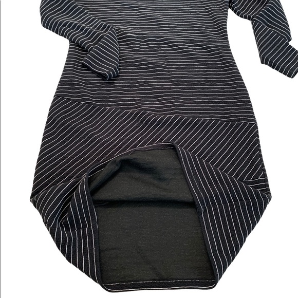 Mango Black & White Long Sleeve Dress Size 6 - Picture 6 of 17